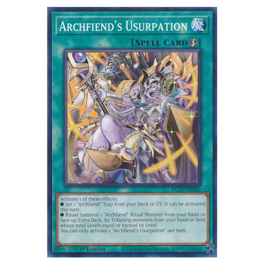 Yu-Gi-Oh! - Blazing Dominion - Archfiend’s Usurpation (Common) - BLZD-EN067