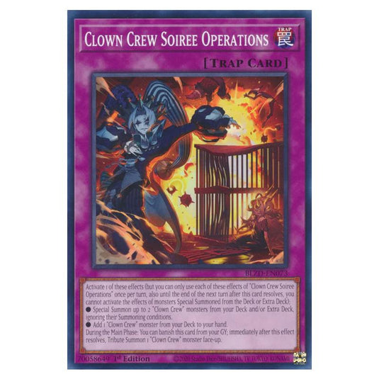 Yu-Gi-Oh! - Blazing Dominion - Clown Crew Soiree Operations (Common) - BLZD-EN073