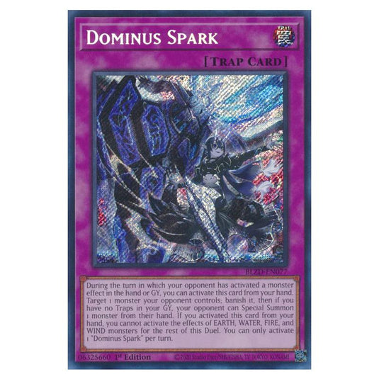 Yu-Gi-Oh! - Blazing Dominion - Dominus Spark (Secret Rare) - BLZD-EN077