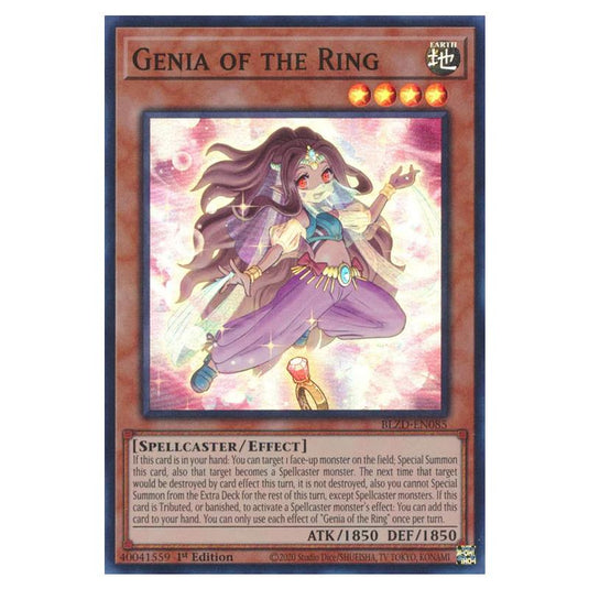 Yu-Gi-Oh! - Blazing Dominion - Genia of the Ring (Super Rare) - BLZD-EN085
