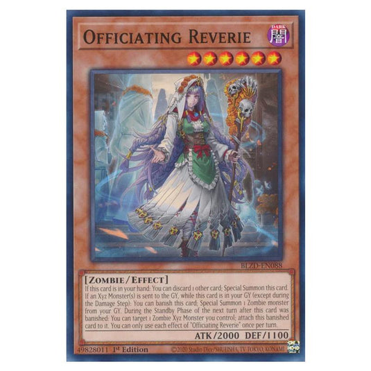 Yu-Gi-Oh! - Blazing Dominion - Officiating Reverie (Common) - BLZD-EN088