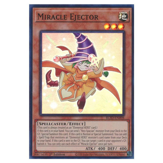 Yu-Gi-Oh! - Blazing Dominion - Miracle Ejector (Super Rare) - BLZD-EN0 Yu-Gi-Oh! - Blazing Dominion - Miracle Ejector (Super Rare) - BLZD-EN0