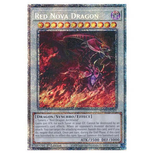 Yu-Gi-Oh! - Blazing Dominion - Red Nova Dragon (Starlight Rare) - BLZD-EN101