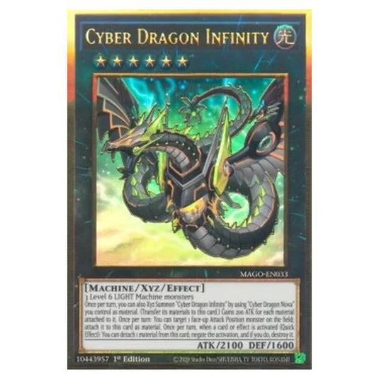 Yu-Gi-Oh! - Maximum Gold - Cyber Dragon Infinity (alternate art) (Premium Gold Rare) MAGO-EN033A