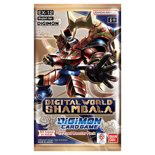 Digimon Card Game - EX12 - Digital World Shambala - Booster Pack