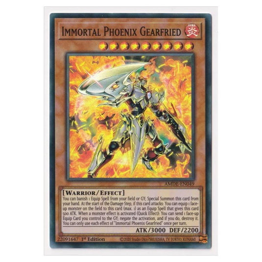 Yu-Gi-Oh! - Toon Chaos - Immortal Phoenix Gearfried (Ultra Rare) TOCH-EN012