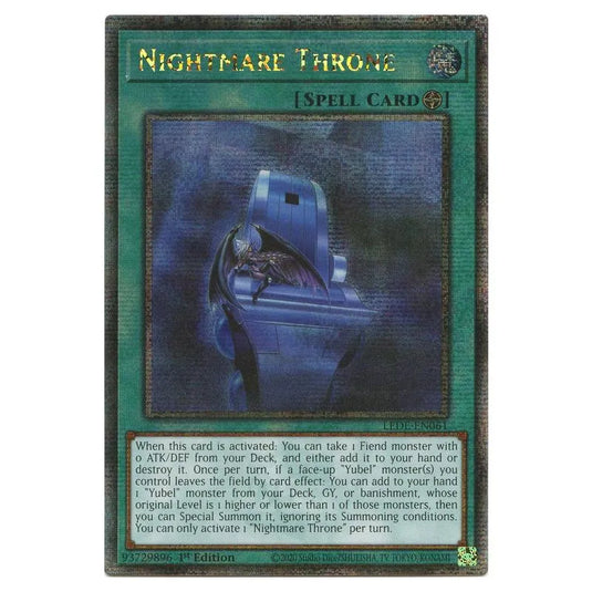 Yu-Gi-Oh! - Legacy of Destruction - Nightmare Throne (Quarter Century Secret Rare) LEDE-EN061a