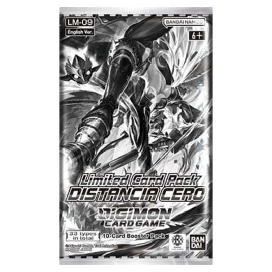 Digimon Card Game - LM09 - Limited Card Pack - Distancia Cero - Booster Box (6 Packs)