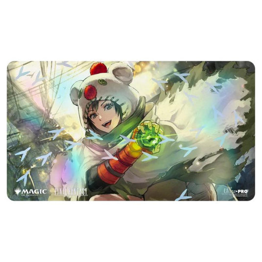 Ultra Pro - Magic The Gathering - Universes Beyond - Final Fantasy - Foil Playmat - Yuffie, Materia Hunter