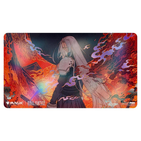 Ultra Pro - Magic The Gathering - Universes Beyond - Final Fantasy - Foil Playmat - Nibelheim Aflame