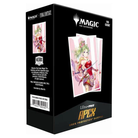 Ultra Pro - Magic The Gathering - Universes Beyond - Final Fantasy - Apex Deck Protector Sleeves - 105 Sleeves - Terra, Herald of Hope