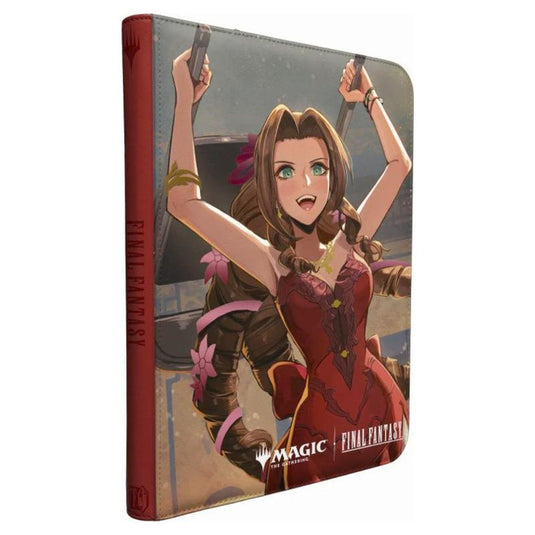 Ultra Pro - Magic The Gathering - Universes Beyond - Final Fantasy - 9-Pocket Premium Zippered PRO-Binder - Aerith Gainsborough