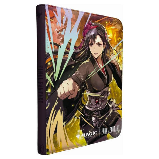Ultra Pro - Magic The Gathering - Universes Beyond - Final Fantasy - 9-Pocket Premium Zippered PRO-Binder - Tifa Lockhart