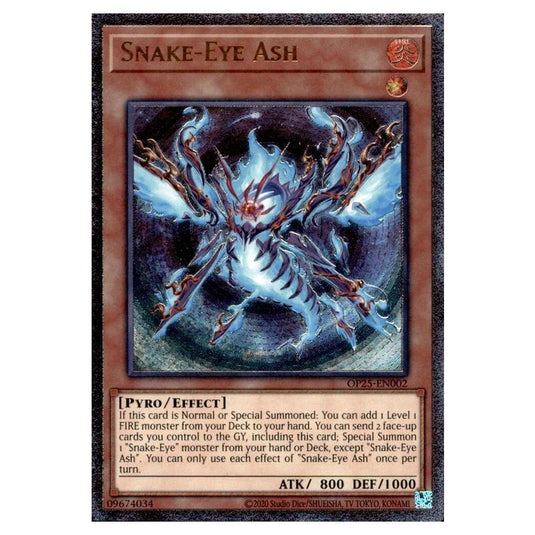Yu-Gi-Oh! - Official Tournament Pack  - Snake-Eye Ash (Ultimate Rare) OP25-EN002