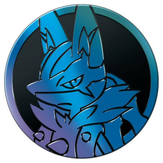 Pokemon -  Black & Blue Lucario Coin