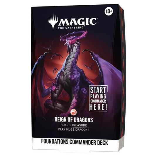 Magic The Gathering - Foundations - Commander Deck - Reign of Dragons