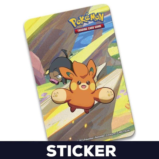 Pokemon - Scarlet & Violet - Paldea Friends -  Mini Tin - Pawmi - Sticker