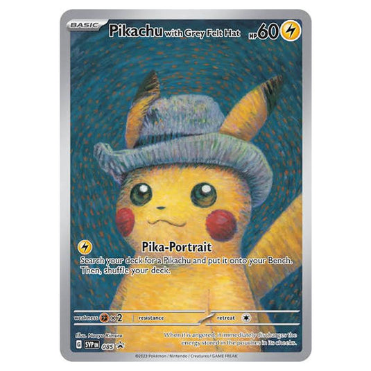 Pokémon - SV Black Star Promos - Pikachu With Grey Felt Hat- 085