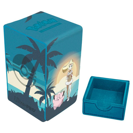 Ultra Pro - Alcove Tower Deck Box - Pokemon - Lillie and Clefairy