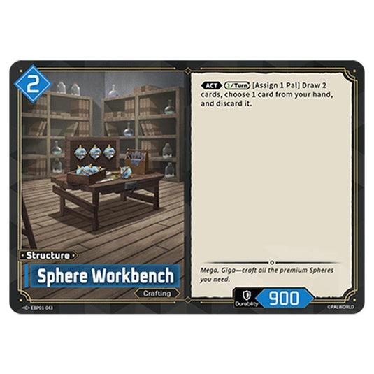 Sphere Workbench  card from the Palworld set Dawn of Palpagos