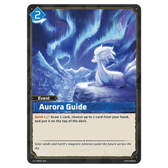 Aurora Guide  card from the Palworld set Dawn of Palpagos