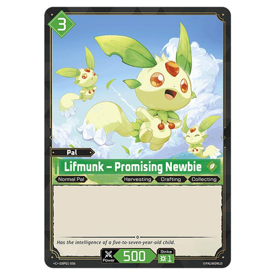 Lifmunk – Promising Newbie  card from the Palworld set Dawn of Palpagos