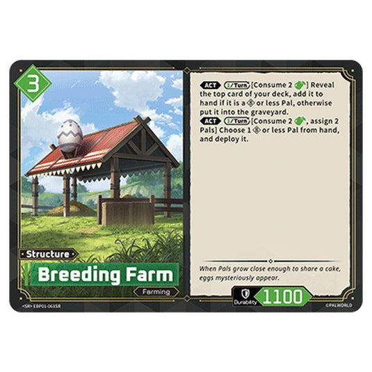 Breeding Farm  card from the Palworld set Dawn of Palpagos