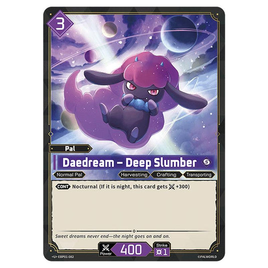 Daedream – Deep Slumber  card from the Palworld set Dawn of Palpagos