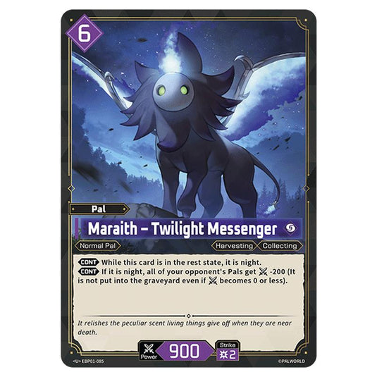 Maraith – Twilight Messenger  card from the Palworld set Dawn of Palpagos