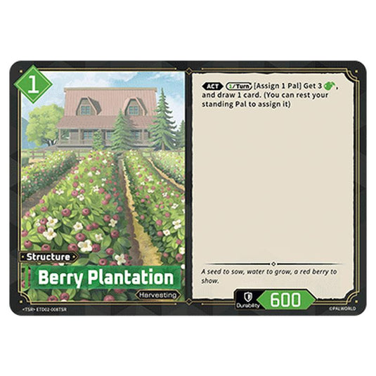 Berry Plantation  card from the Palworld set Dawn of Palpagos
