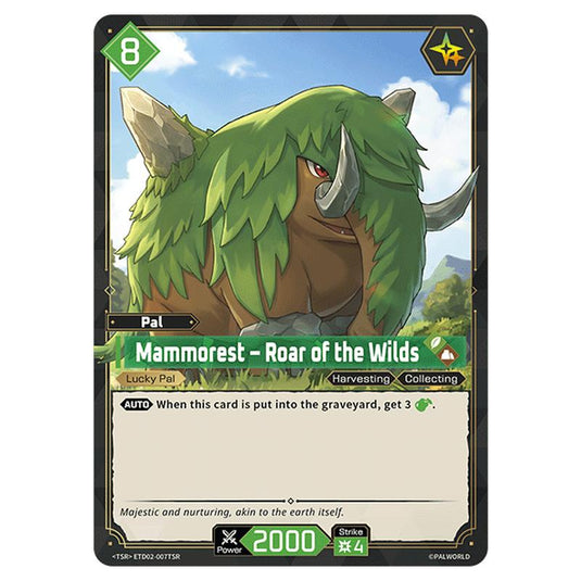 Mammorest – Roar of the Wilds  card from the Palworld set Dawn of Palpagos
