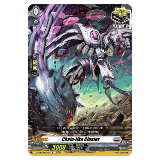Chain-like Cluster DZ-SS15/057EN card from the Cardfight!! Vanguard set The Legendary Vanguards