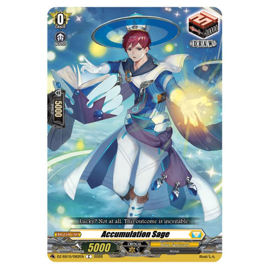 Accumulation Sage DZ-SS15/062EN card from the Cardfight!! Vanguard set The Legendary Vanguards