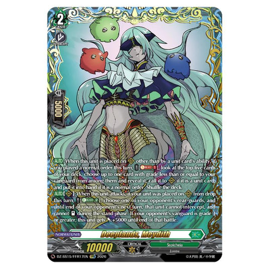 Deeplands, Meydith DZ-SS15/FFR17EN card from the Cardfight!! Vanguard set The Legendary Vanguards