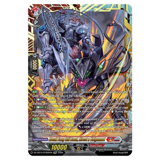 Break Fang Evil Bond, Alrest & Volgamort DZ-SS15/FFR20EN card from the Cardfight!! Vanguard set The Legendary Vanguards