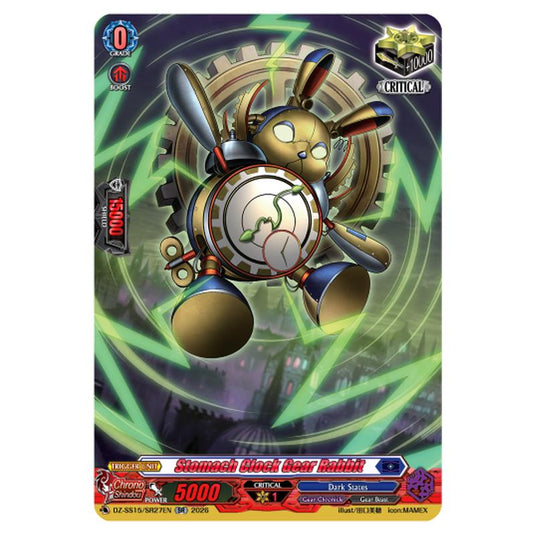 Stomach Clock Gear Rabbit DZ-SS15/SR27EN card from the Cardfight!! Vanguard set The Legendary Vanguards