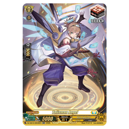 Talisman Angel DZ-SS15/SR49EN card from the Cardfight!! Vanguard set The Legendary Vanguards