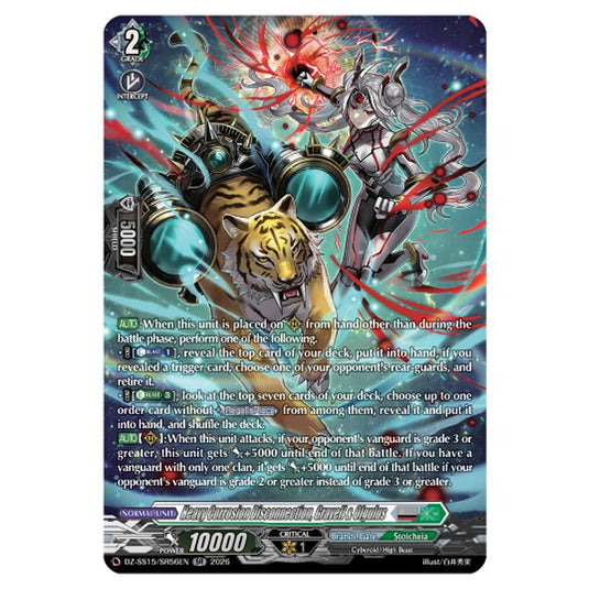 Heavy Corrosion Disconnection, Gravell & Olgulus DZ-SS15/SR56EN card from the Cardfight!! Vanguard set The Legendary Vanguards