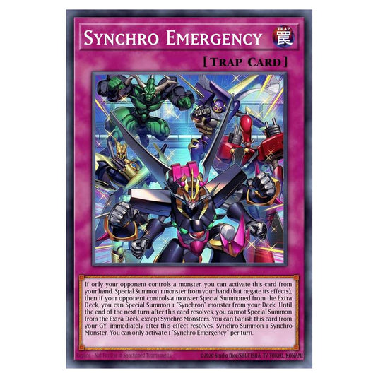 Synchro Emergency MAMO-EN009-UR card from the Yu-Gi-Oh! set Magnificent Monsters