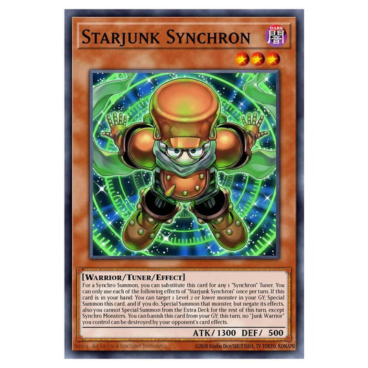 Starjunk Synchron MAMO-EN008-UR card from the Yu-Gi-Oh! set Magnificent Monsters
