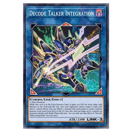 Decode Talker Integration MAMO-EN016-UR card from the Yu-Gi-Oh! set Magnificent Monsters