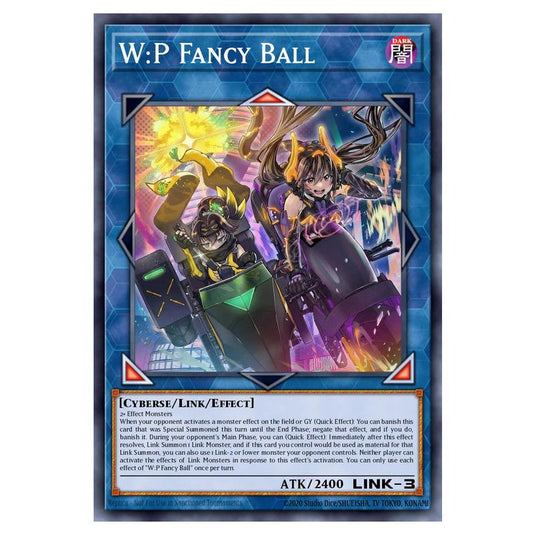 W:P Fancy Ball MAMO-EN028-UR card from the Yu-Gi-Oh! set Magnificent Monsters
