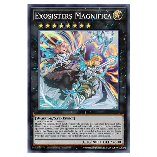 Exosisters Magnifica MAMO-EN036-UR card from the Yu-Gi-Oh! set Magnificent Monsters