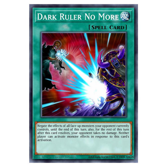 Dark Ruler No More MAMO-EN040-STR card from the Yu-Gi-Oh! set Magnificent Monsters