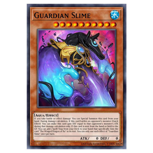 Guardian Slime MAMO-EN048 card from the Yu-Gi-Oh! set Magnificent Monsters