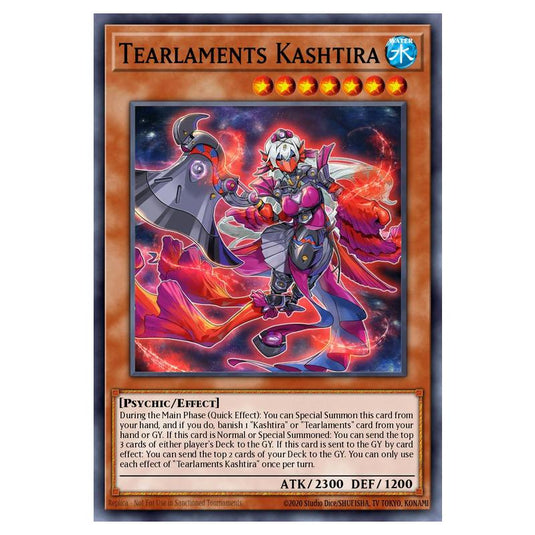 Tearlaments Kashtira MAMO-EN050 card from the Yu-Gi-Oh! set Magnificent Monsters