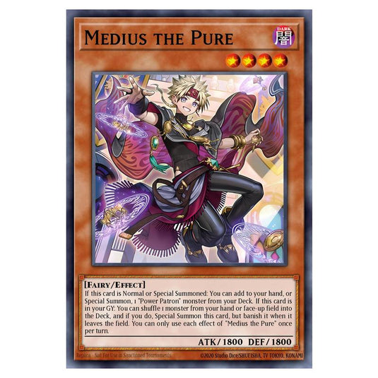Medius the Pure MAMO-EN063 card from the Yu-Gi-Oh! set Magnificent Monsters