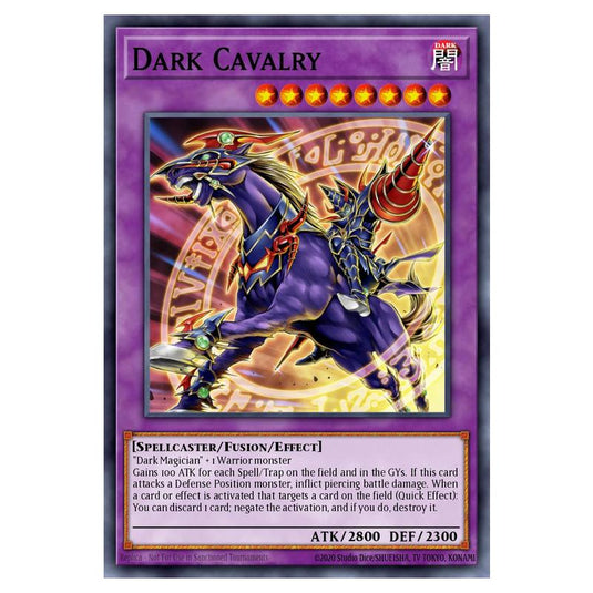 Dark Cavalry MAMO-EN072 card from the Yu-Gi-Oh! set Magnificent Monsters