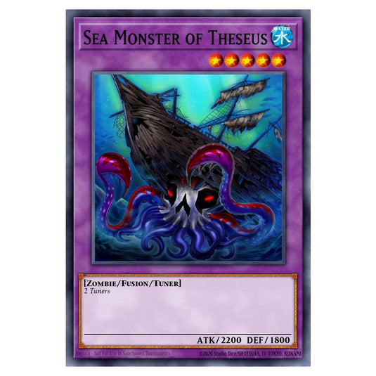 Sea Monster of Theseus MAMO-EN071 card from the Yu-Gi-Oh! set Magnificent Monsters