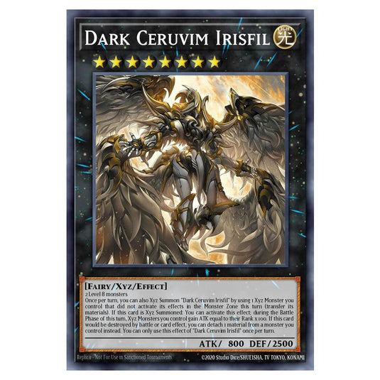 Dark Ceruvim Irisfil MAMO-EN086 card from the Yu-Gi-Oh! set Magnificent Monsters